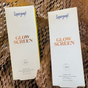 (2) glow screen by Supergoop! — Golden Hour color in size 1.7 oz
